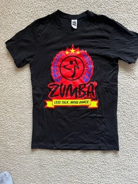 Unisex Zumba Fitness instructor Black Short Sleeve Tee